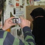 Interactive burka, MA Fine Arts Finale Exhibition