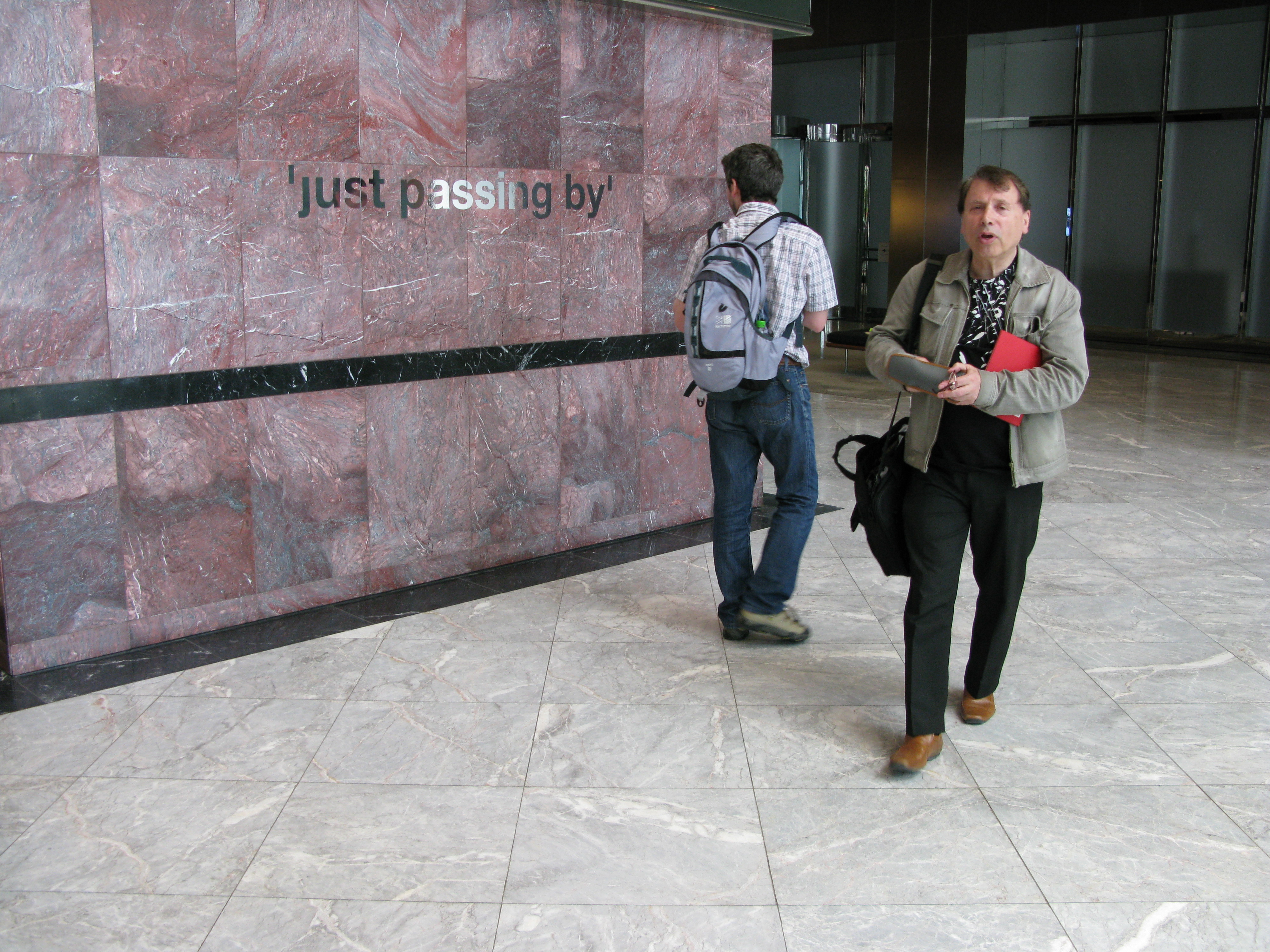 “Just passing by”, Canary Wharf Group Exhibition