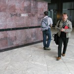 “Just passing by”, Canary Wharf Group Exhibition